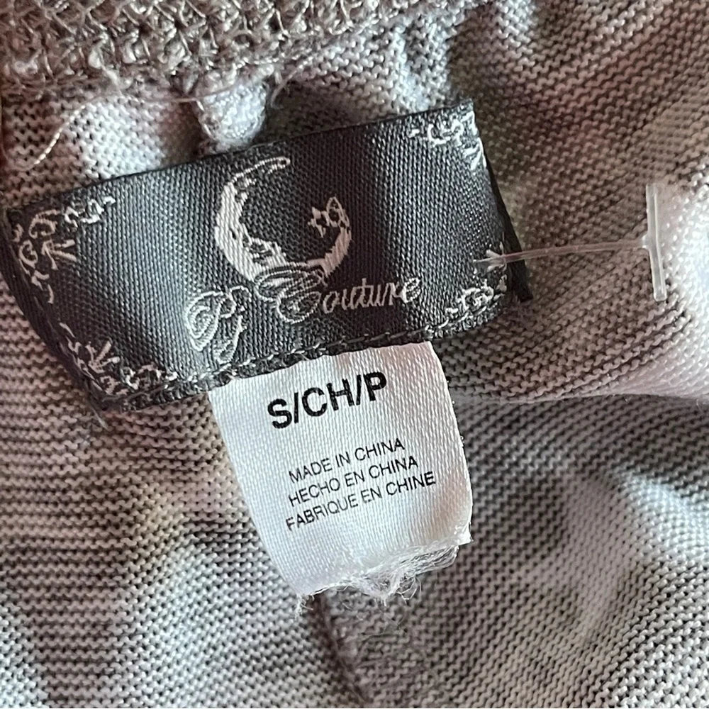PJ COUTURE | Gray Star Print Pajama Lounge Pants Sz S - Picture 4 of 5